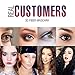 Proteove Makeup Lash Mascara - Voluminous Dual Thickening & Lengthening Mascara, Waterproof & Smudge-proof Advanced Product for Long Lavish Eyelashes, Black（Eyelash Growth Serum Included）