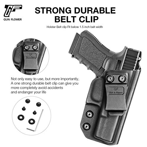 Glock 19 Holster Concealed Carry KYDEX IWB Holster for Glock 19 19X