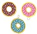 Zippy Paws - Donutz Plush Squeaky Dog Toy Sprinkled Donut 3 Pack, Chocolate, Strawberry, Blueberry4