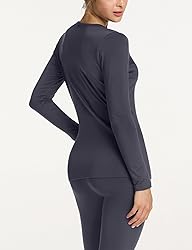 TSLA Women's Thermal Underwear Set, Soft Fleece