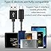 [4Pack] USB Type C Cable, ADDAO [3FT 6FT 6FT 10FT] Charge Cable, Nylon Braided USB C Cable to Charging and Syncing Cord Charging for USB C Smartphones Tablets Laptops and More USB C Devices