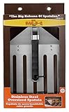 Mr. BBQ Stainless Steel Oversized Spatula With Folding Handle - Perfect For Flipping Fish, Multiple Burgers, Steaks & Removing Pizzas - Great For Tailgating & Camping - Easy Storage - Dishwasher Safe