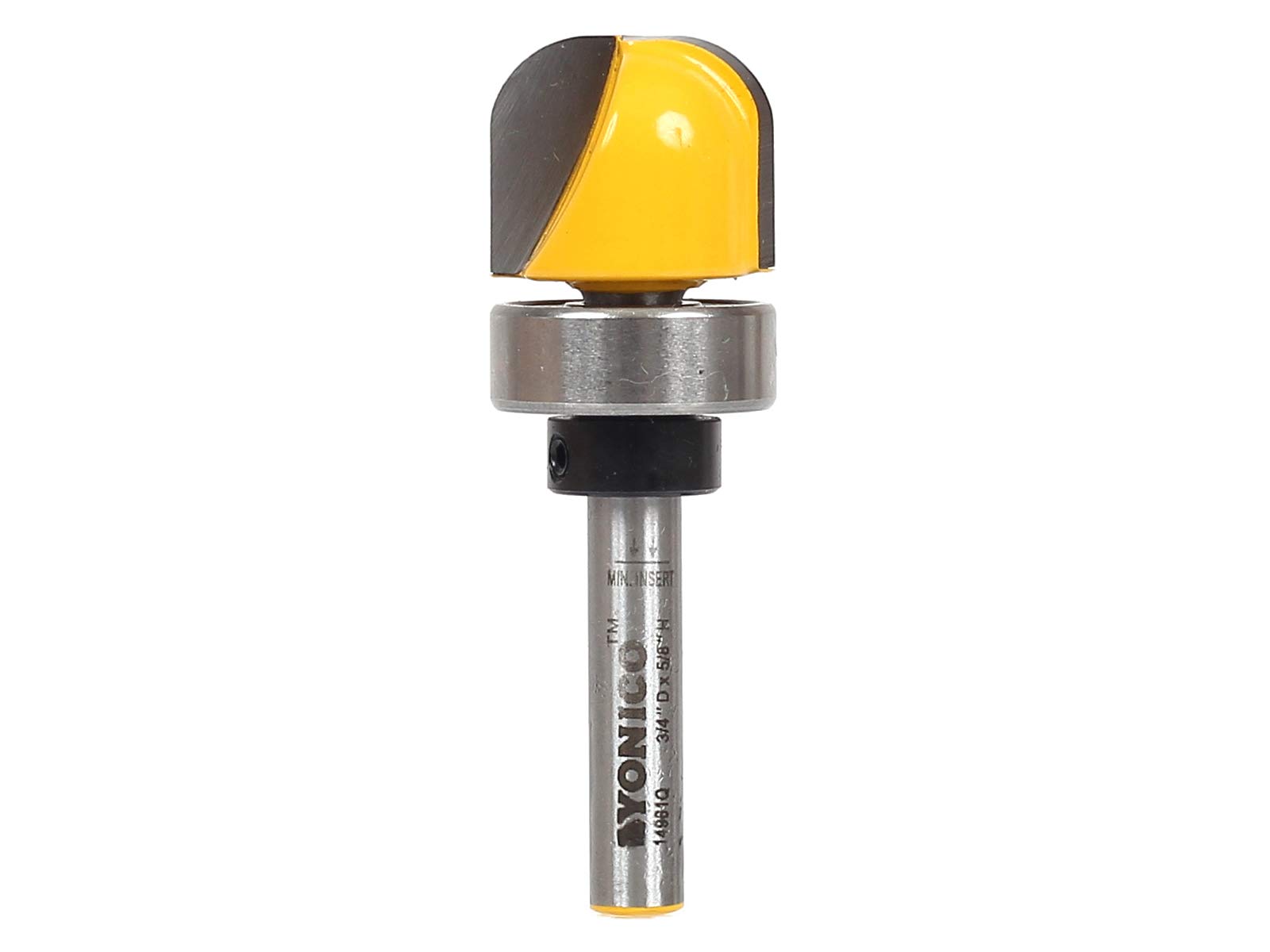 Yonico 14961q - Core Box Template Router Bit, Diameter: 3/4", Cutting Height: 5/8" - 1/4" Shank