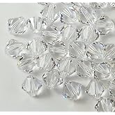 144 pieces Austrian 5328 XILION Bicone Loose Beads 4mm Crystal (001) clear jewelry making crystal-wholesale Made in Austria