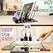 USB Charging Station - Fast Charging Dock - 4-Port - Cell Phone Tablet IPad IPhone Docking Station for Android IOS Devices - Multiple Charging Station - Charger Dock - Multi Charging Station Organizer