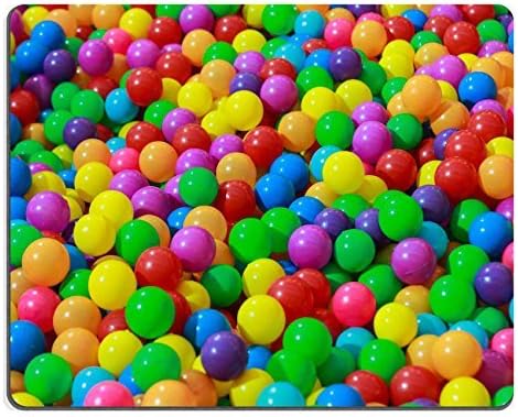 Liili Mouse Pad Natural Rubber Mousepad A lot of color plastic balls in playroom Image ID 23086321 by Liili