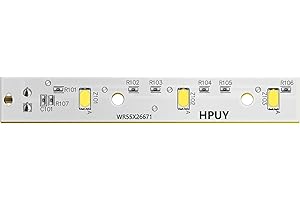 HPUY WR55X26671 LED Light Board for GE Refrigerator LED Light Replacement and Ge Freezer Led Light Replacement Replace PS11767930 AP6035586 4468532 EAP11767930 Models