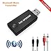 [Upgrade Version] Bluetooth Transmitter, LURICO 3.5mm Wireless Music Adapter (A2DP Low Latency/ 2 Devices Pair Simultaneously/USB Power Supply) for TV, Home Sound System, iPod, Headphones, Receivers
