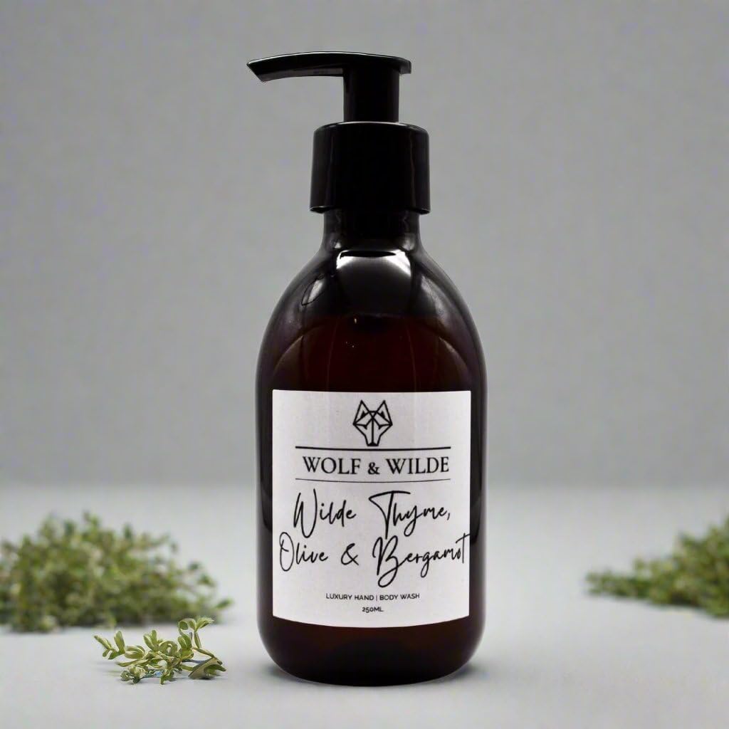 Wilde Thyme, Olive & Bergamot Luxury 2 In 1 Liquid Soap - Hand & Body 250ML | Vegan Friendly