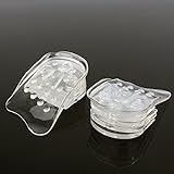 Yosoo Silicone Transparent 5 Layers Gel Taller Heel Height Shoe Lift Increase Insole Unsix Shoe Inserts Pads