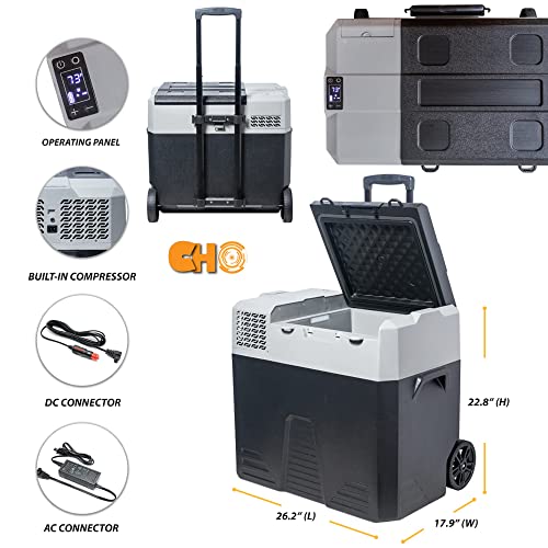 cho Portable Freezer Cooler AC/DC Compressor Refrigerator Fridge