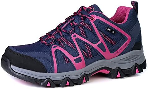 The First Outdoor Women Waterproof Breathable Climbing Walking Hiking Shoes Sneaker, US 5