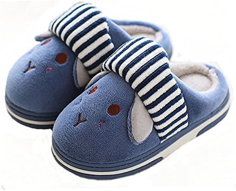 GreatParagon Paragon 1-7 Years Old Toddlers Kids Boys Girls Cute Cartoon Antislip Indoor Slippers Winter Warm Shoes Home Plush Slippers