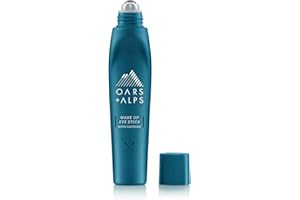 Oars + Alps Wake Up Under Eye Roller and Eye Depuffer, Dermatologist Tested Skin Care Infused with Caffeine and Aloe Vera, Soothes, Reduce Fine Lines, Refreshes Face, 0.5 Oz