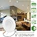 Sunco 4 Inch LED Recessed Lighting 7000K Diamond White 50,000 Hour Lifetime, Dimmable Can Lights, Smooth Trim, 11W=60W, 660LM, Retrofit Installation - UL Certified