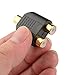 Cable Matters 5-Pack Gold Plated RCA Split Adapter