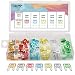 DEDC 120 Pieces 5A 7.5A 10A 15A 20A 25A 30A Essential Small Blade Fuse Set Car Truck Boat Mini Blade Fuse Assortment Kit