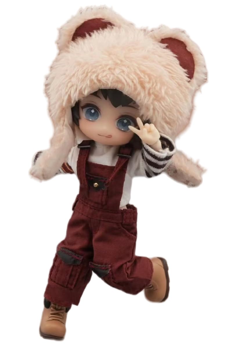 HiPlay KEMO XII DOLL Collectible Action Figure: Alice, Anime Style, Seamless Design, 1:12 Scale Miniature Figurine (Kumakichi)