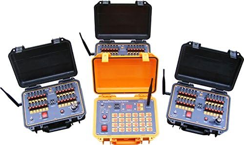 hot sale 2017 with DHL ,72 cues remote or wire control fireworks firing system, 500M remote range remote firing system, expand more receivers and adjust sequential time