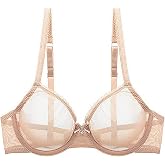 BIMEI See-Through Pocket Bra for Silicone Breastforms Crossdress9008n