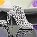 JewelBeauty Cute High Heel Shoes Heels Rhinestone Crystal Keychain Pendent Charm Gift For Women Purse Handbag Phone Bag Decor Keyrings (whiteII)