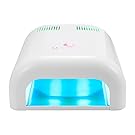 Nail Dryer, USpicy MACARON 36W Nail Dryer UV Lamp/Light Upgraded with Sliding Tray & Timer Setting, SPA Equipment + FREE USpicy Highly UV Protective Gloves