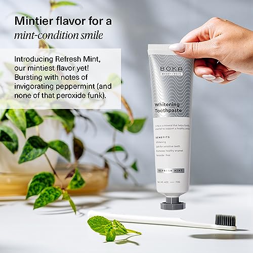 New! Boka Fluoride Free Toothpaste Nano Hydroxyapatite, Remineralizing, Sensitive Teeth