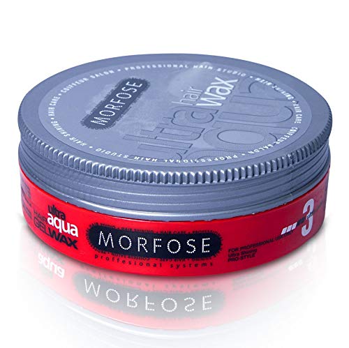 Morfose Ultra Aqua Hair Gel Wax - Shine Look, Edge Control, Ultra Hold - All Hair Types