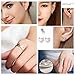 Showfay Cute Kitten Cat Ring Set 925 Sterling Silver Adjustable Finger Ring Opal Cat Earring for Girls