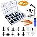 Auto Push Clips Car Retainer Clips Car Trim Fasteners Clips Kit Most Popular Sizes Car Clips Fender and Bumper Fittings Clips Compatible GM Ford Toyota Honda Chrysler (448 pcs)