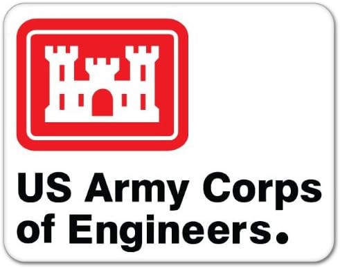 Ride in Style U.S. Army Corps of Engineers car Bumper Sticker 5" x 4"