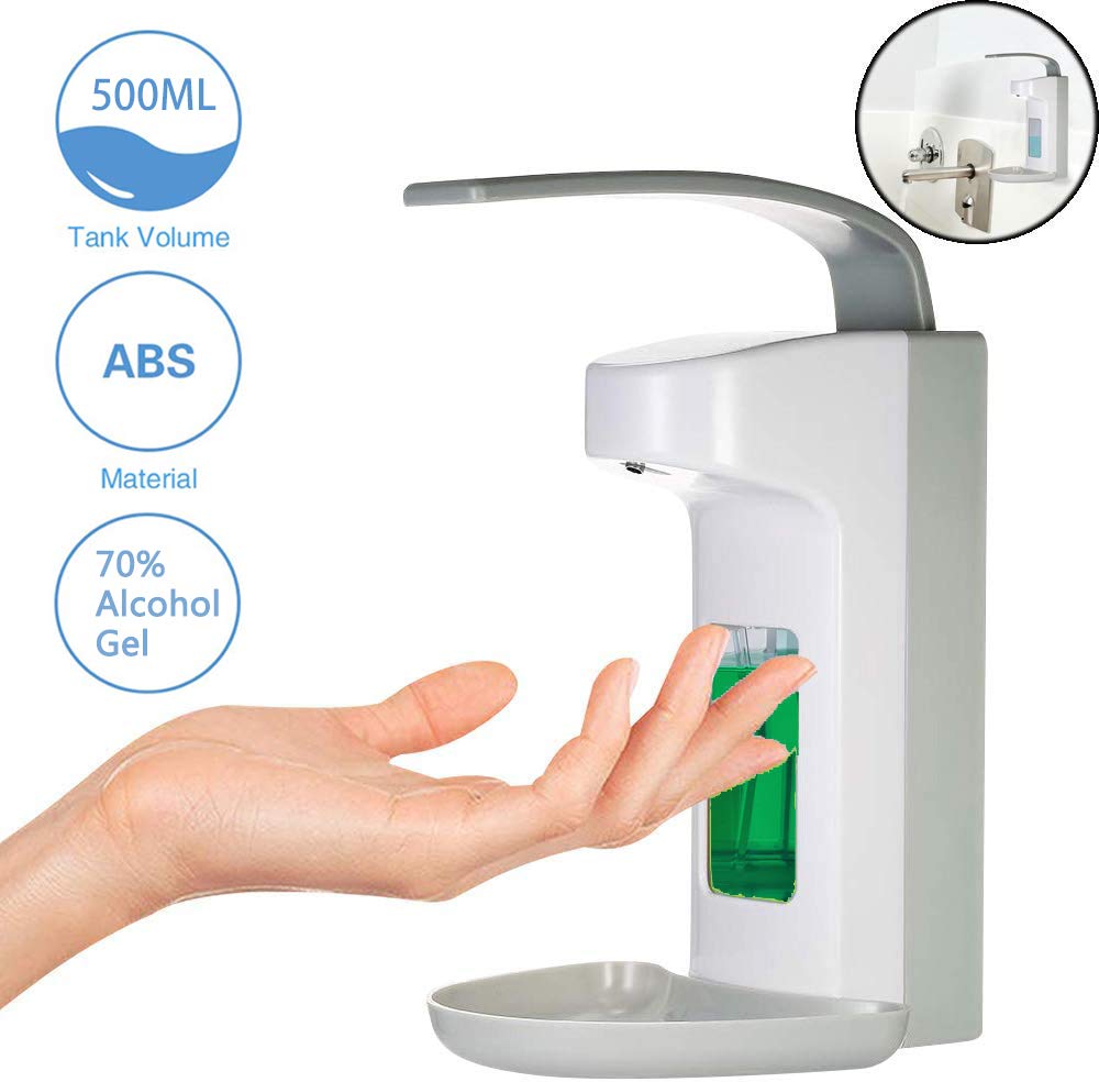 SUNJULY Manueller Desinfektionsseifenspender, 500ML Wand-Seifenspender