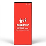 Note 4 Battery AexPower 3300mAh Replacement Li-Ion