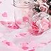 Whaline Valentine's Day 1 Inch Heart Paper Confetti Tissue Confetti 6000 Pieces confetti Party Table Decorations for Balloon, Wedding, Holiday, Birthday