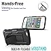 Star Armor Holster Cases Compatible for iPhone 4, iPhone 4S, Dual Layers Kickstand Phone Cover with [Premium HD Screen Protector Included] and Locking Belt Clip (Black)