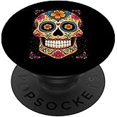 Halloween Sugar Skull Calavera PopSockets Adhesive PopGrip