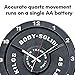 Body Solid Weight Plate Art Wall Clock Battery Operated - 15
