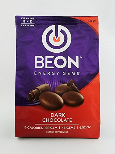 image for BeON Energy Boost Gems (Energems), Dark Chocolate 133 mg Caffeine & B6