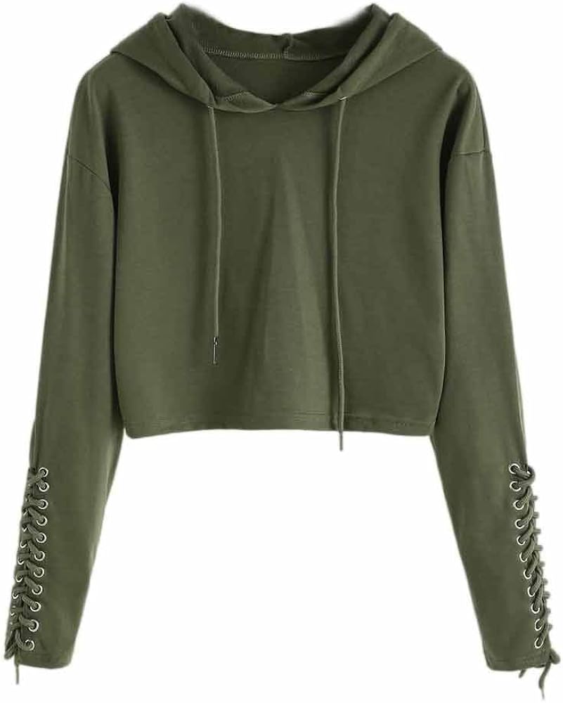 Girls Cropped Hoodies Cute Crop Tops for Teen Girls Cropped Jumpers for