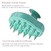 Nearbyme Hair Scalp Massager, Hair Shampoo Brush with Soft Silicone Brush (Green)
