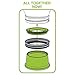 Jarware 82603 Herb Saver Lid for Wide Mouth Mason Jars, Green