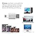 [Apple MFi Certified] USB 3.0 Flash Drive for iPhone iPad, GMYLE Mini External Storage Memory Expansion USB Stick with Lightning Connector (32GB) (Silver)