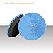 SPTA Microfiber Fast Finishing Pad 3 Pcs 6 inch (150 mm) Polishing Pads, Buffing Compound Pads Kits for 5 Inch (125mm) DA/RO Car Polisher