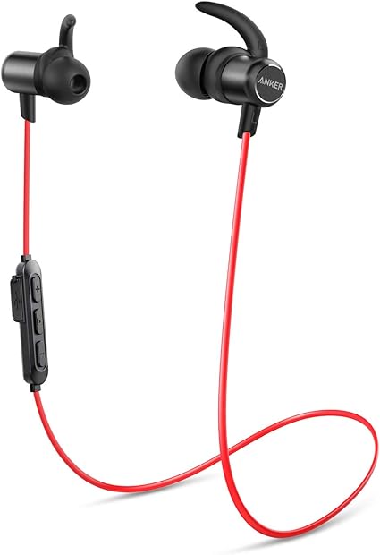 Amazon Co Jp 改善版 Anker Soundbuds Slim ワイヤレスイヤホン カナル型 Bluetooth 5 0対応 10時間連続再生 Ipx7防水規格 マイク内蔵 Iphone Android各種対応 レッド 家電 カメラ