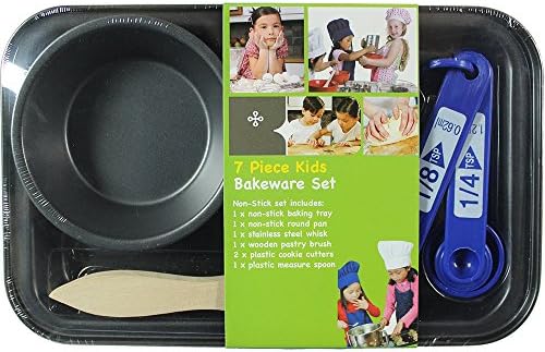 Kids Bakeware 7-Piece Cookware and Preparation Set by Kitchen Supplies