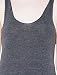 American Apparel Women's Tri-Blend Racerback Tank Shirt, Tri/Black, Medium