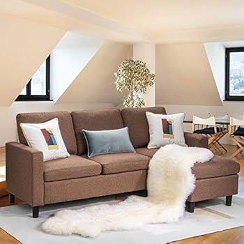 Amazon.com HONBAY Convertible Sectional Sofa Couch L 