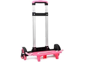 Backpack Hand Truck YUB Wheeled Cart Trolley Hand Aluminium Alloy Folding Trolley Cart for Schoolbag