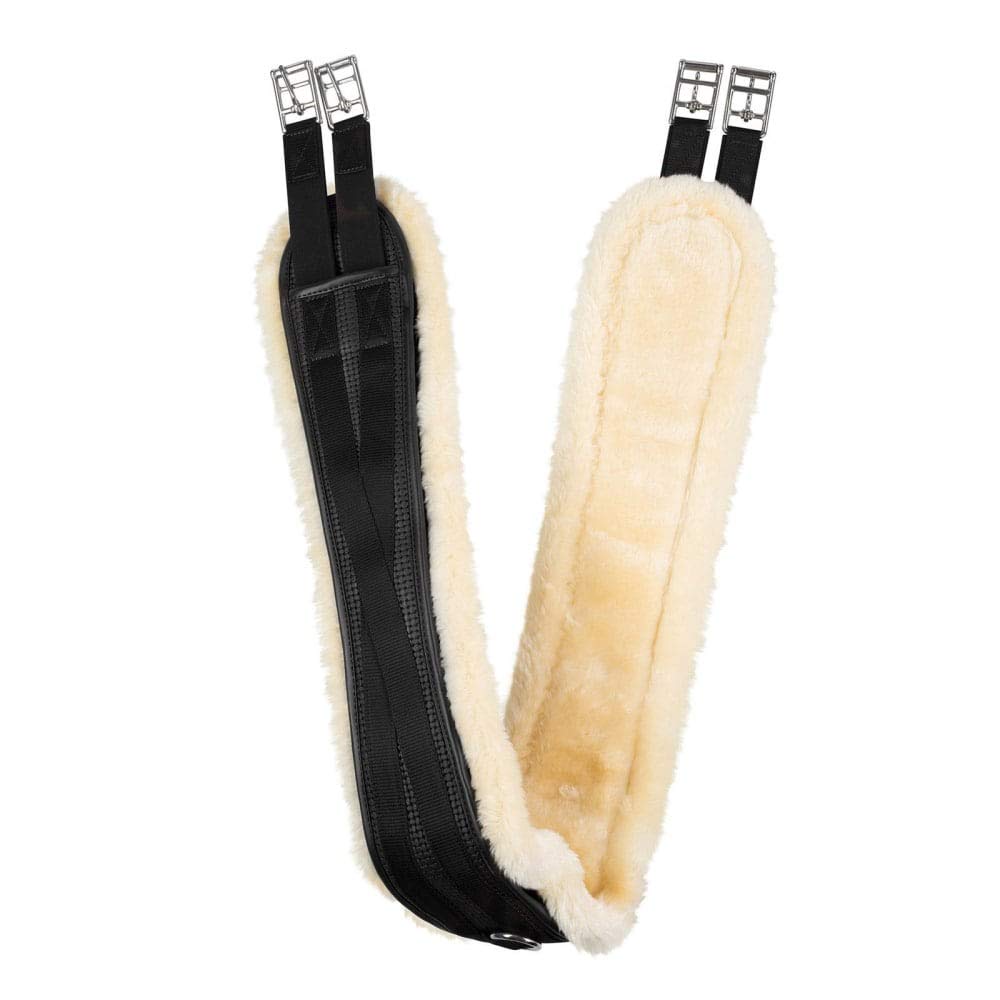 Horze Atlanta All Purpose Girth, Saddle Girth, Removable Fleece, Size 37-57"", Dark Brown, Black, Black, 135
