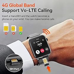 Smart Watch (4G SIM Card Call), 2023 Newest 1.91